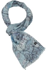 Fraas Foulard Fruits Bleu #524