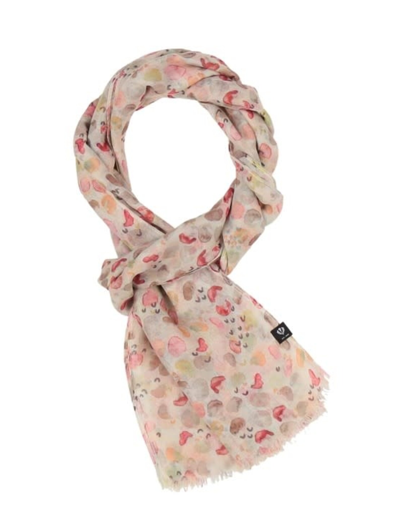 Fraas Foulard Points Aquarelle - Rose