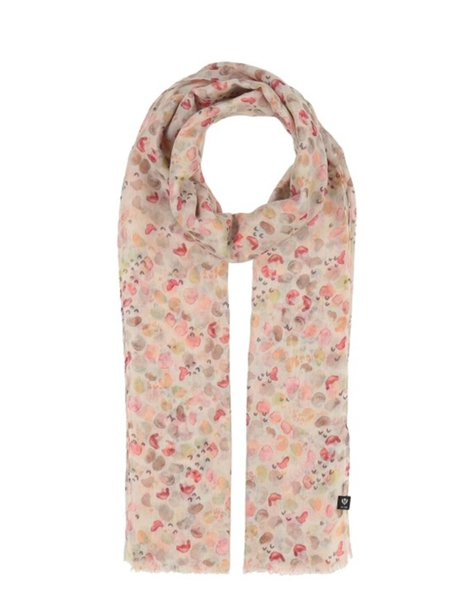 Fraas Foulard Points Aquarelle - Rose