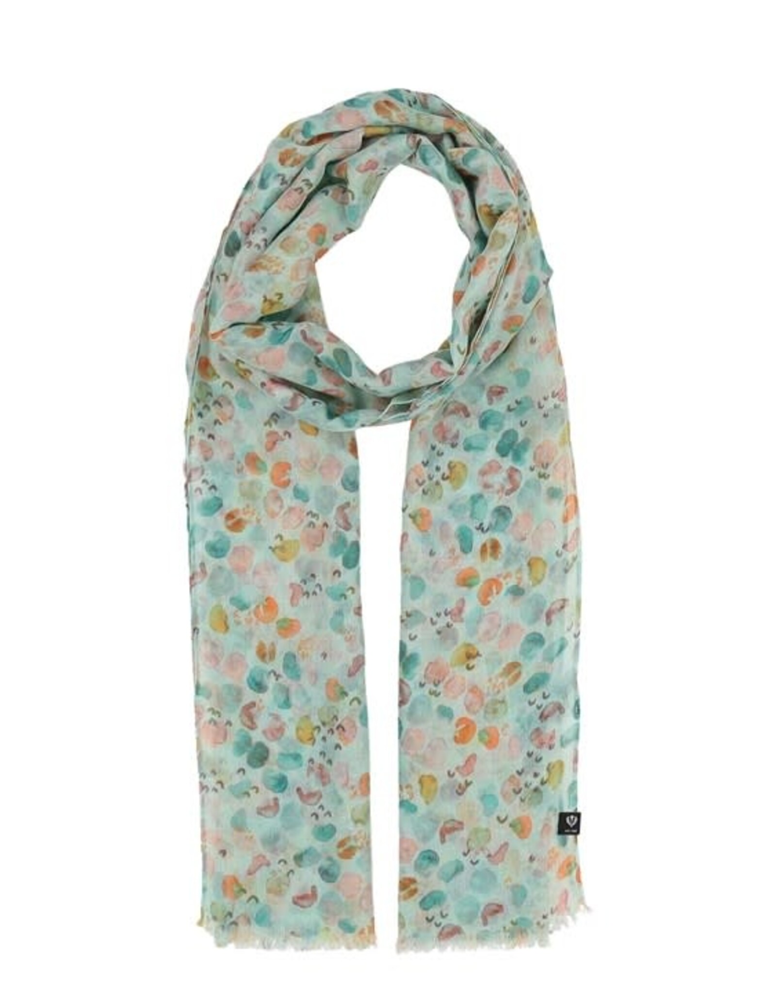 Fraas Foulard Points Aquarelle - Bleu