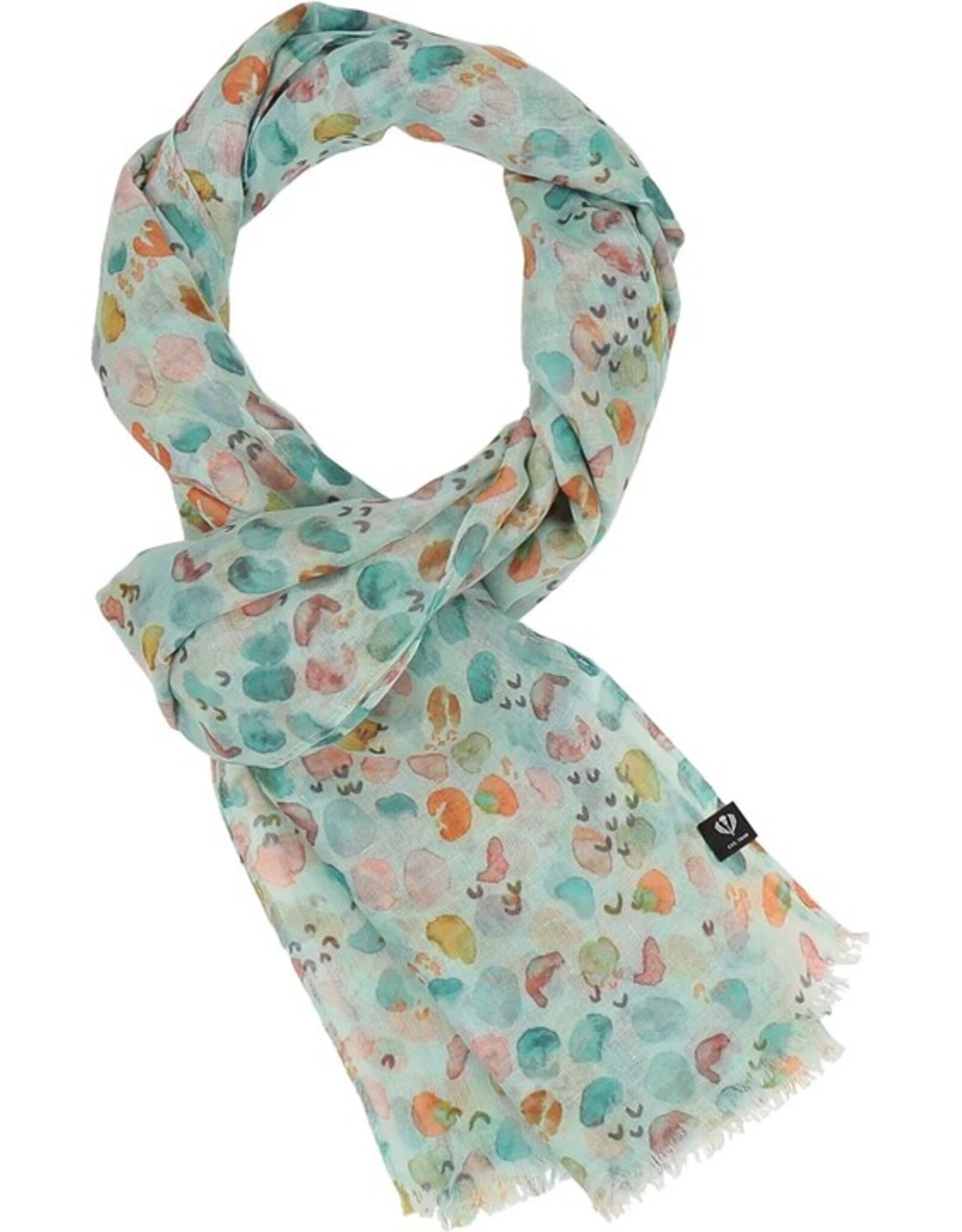Fraas Foulard Points Aquarelle - Bleu
