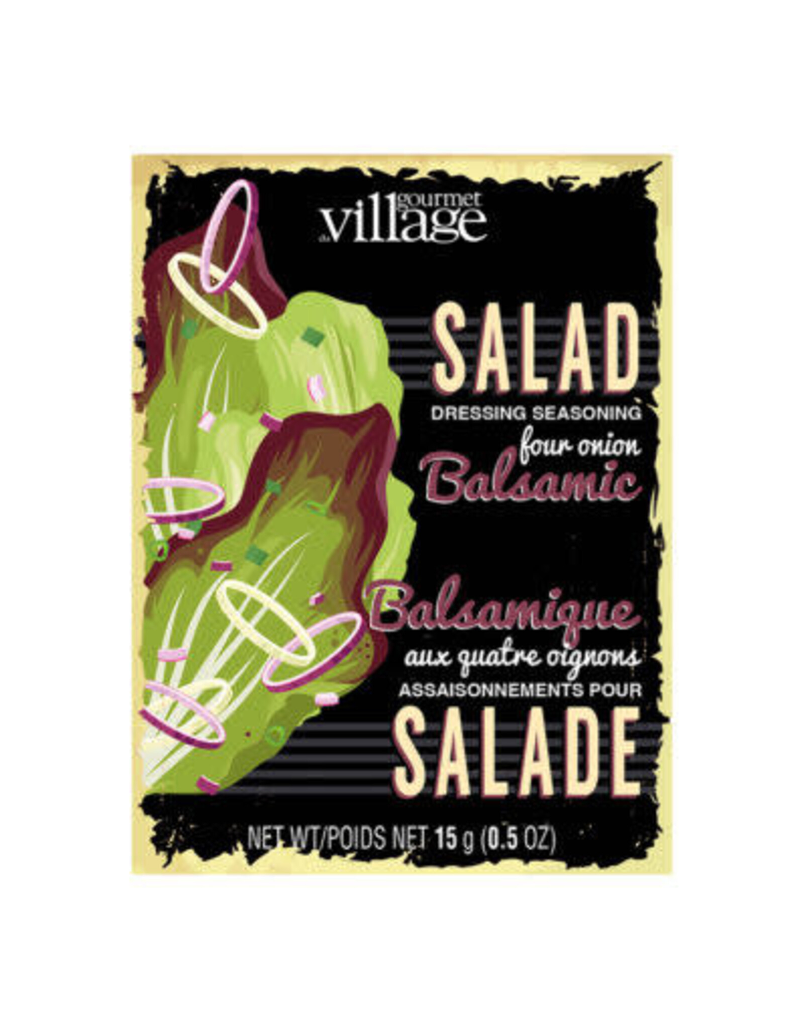Gourmet du Village Mélange Vinaigrette salade - Balsamique & Oignons