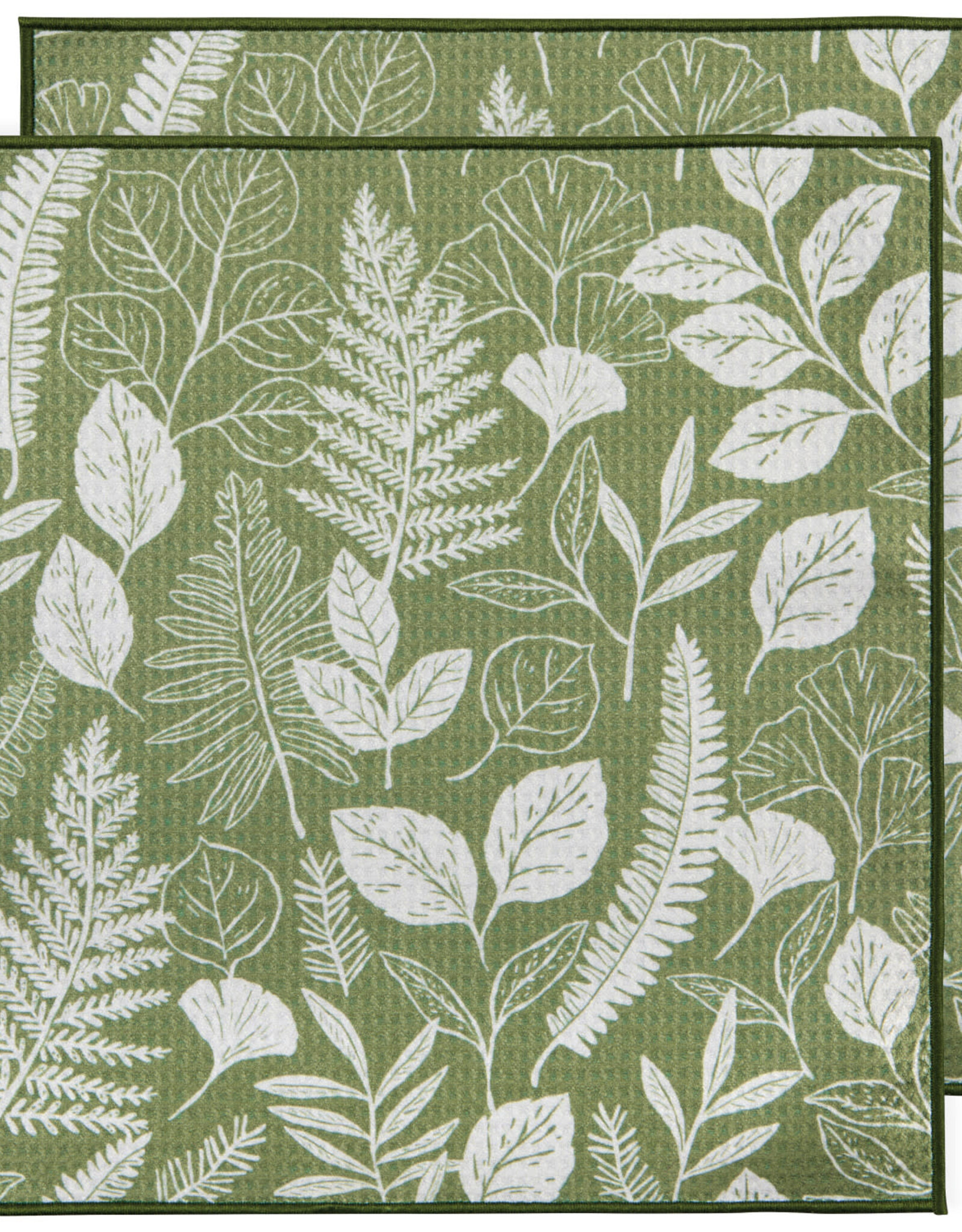 2 torchons en Microfibre - Fougère