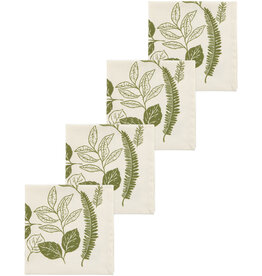 4 Serviettes de Table -Fougère
