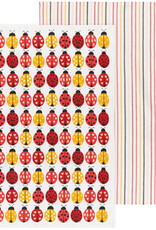 2 Linges à vaisselle - Coccinelles