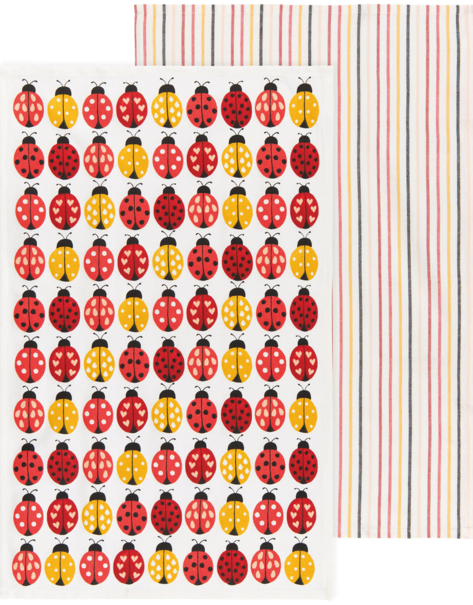 2 Linges à vaisselle - Coccinelles