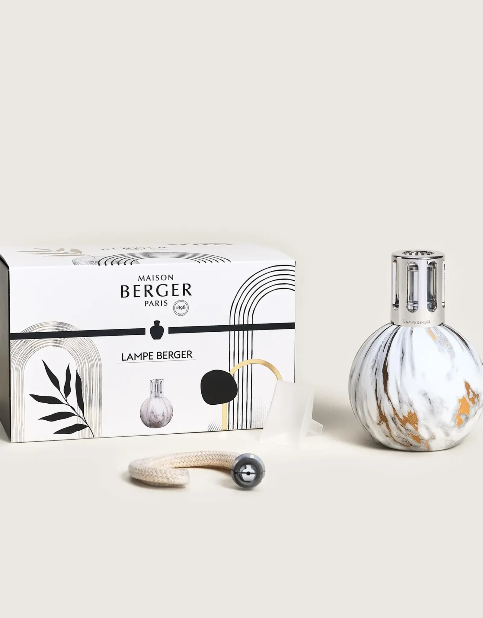 Maison Berger Lampe Marbure - Blanc