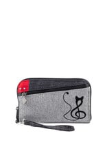 Jak's Grand portefeuille Chat - Rouge