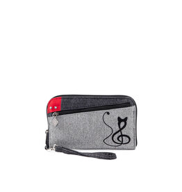 Jak's Grand portefeuille Chat - Rouge