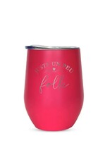 La maison du bar Verre Thermos  - Juste un peu Folle ( Rose)