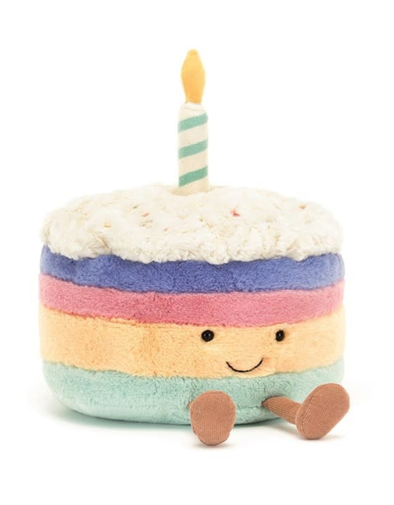 Jellycat Gâteau d'anniversaire Rainbow  - Amuseable