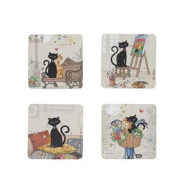 4 Sous-verre -Chats Nouveaux