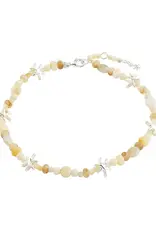 Pilgrim Bracelet cheville  Prism - Blanc & Arg