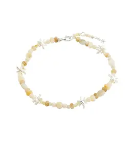 Pilgrim Bracelet cheville  Prism - Blanc & Arg