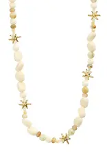 Pilgrim Collier Prism - Blanc & Or