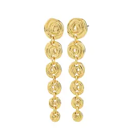 Pilgrim Boucles d'oreilles  Air spirales - Or