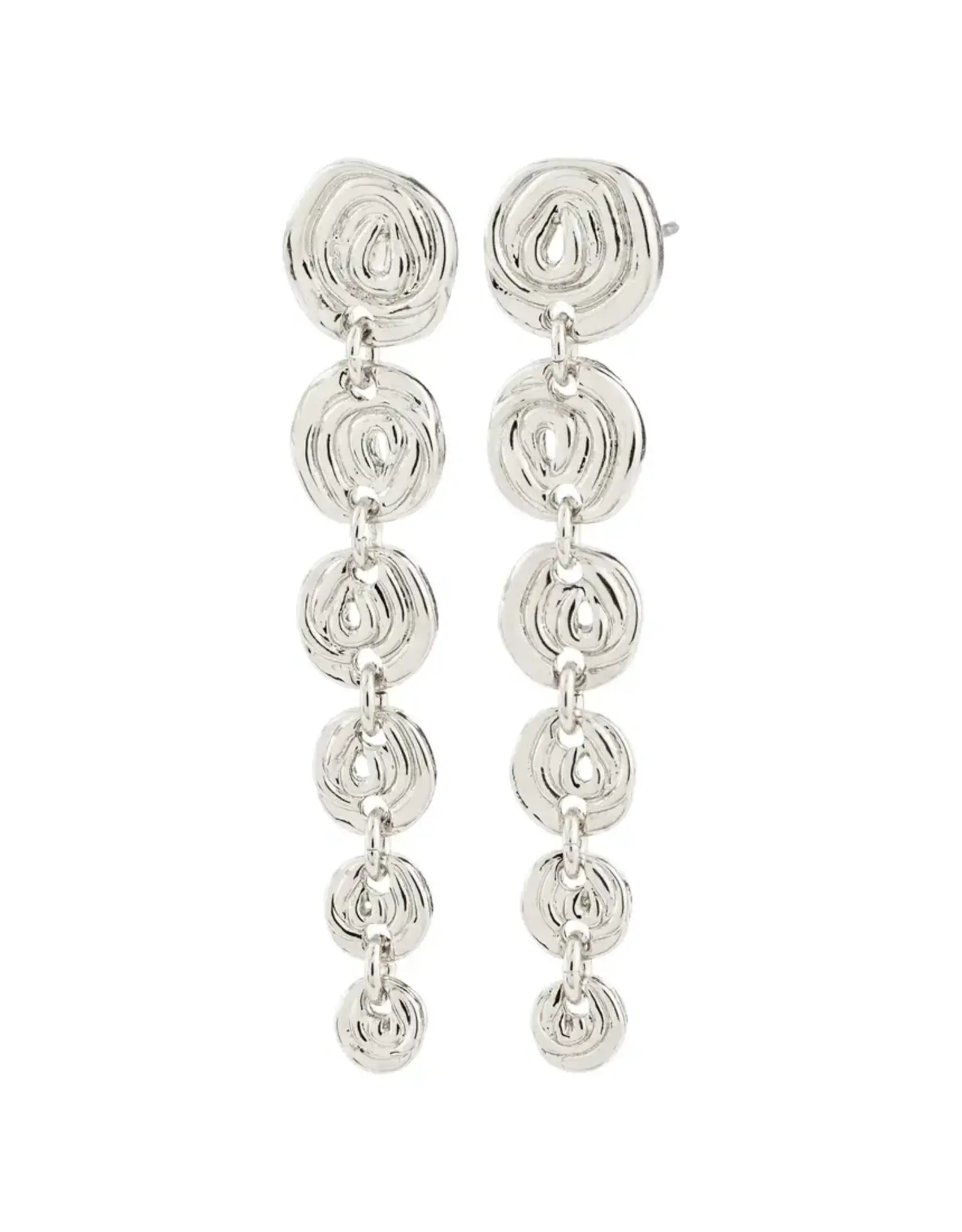 Pilgrim Boucles d'oreilles  Air spirales - Arg