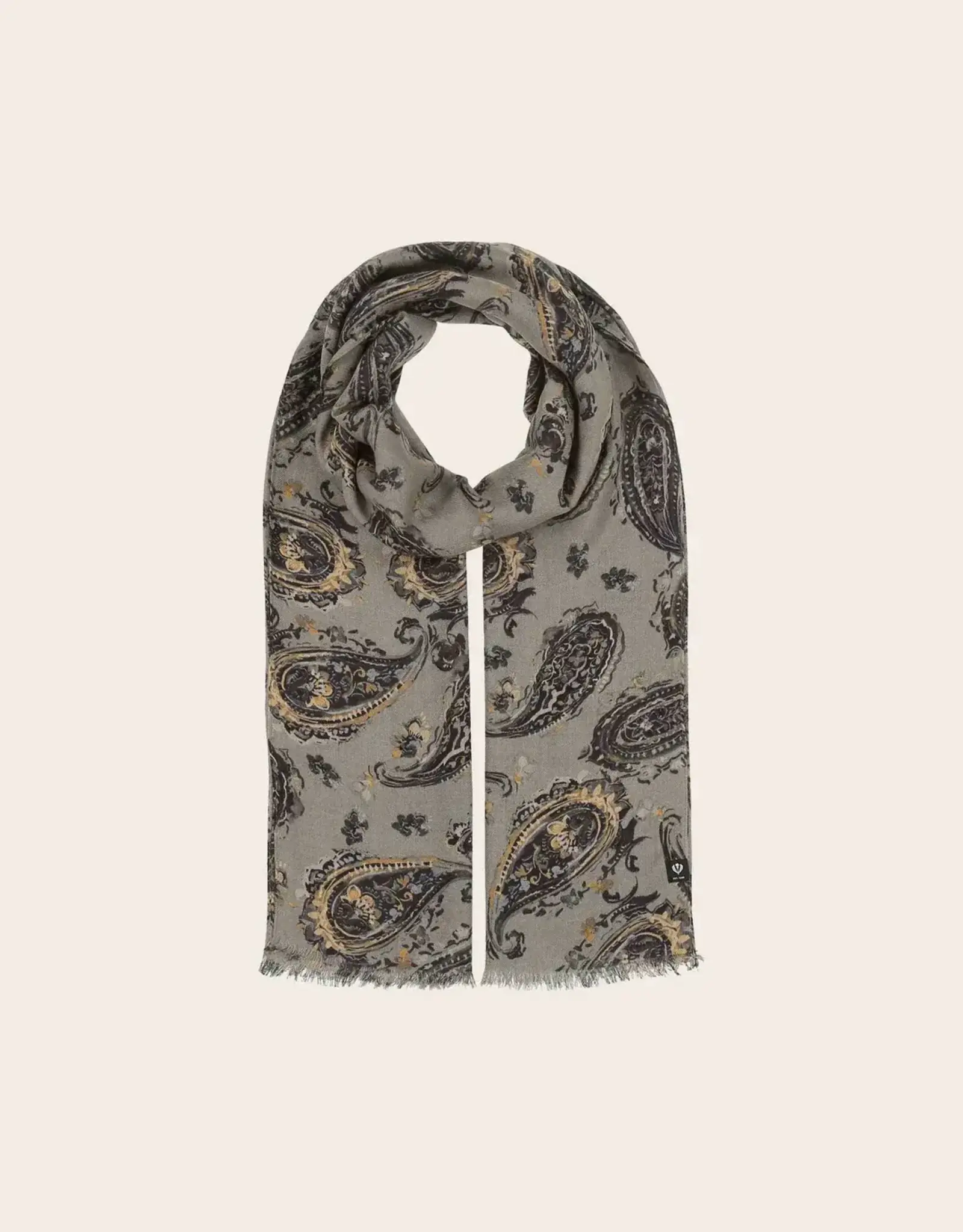 Fraas Foulard paisley - Stone