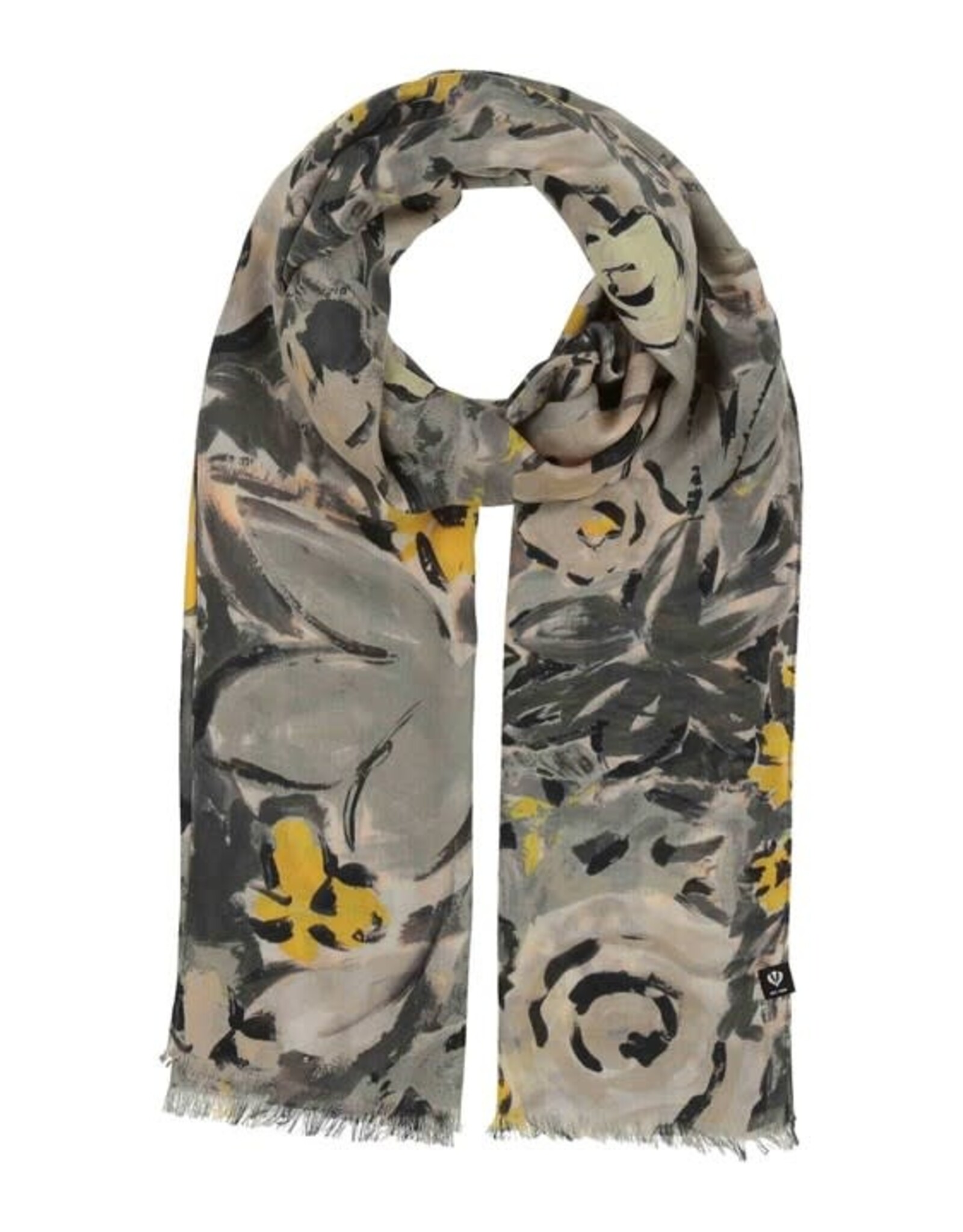 Fraas Foulard Floral Mirage - Stone