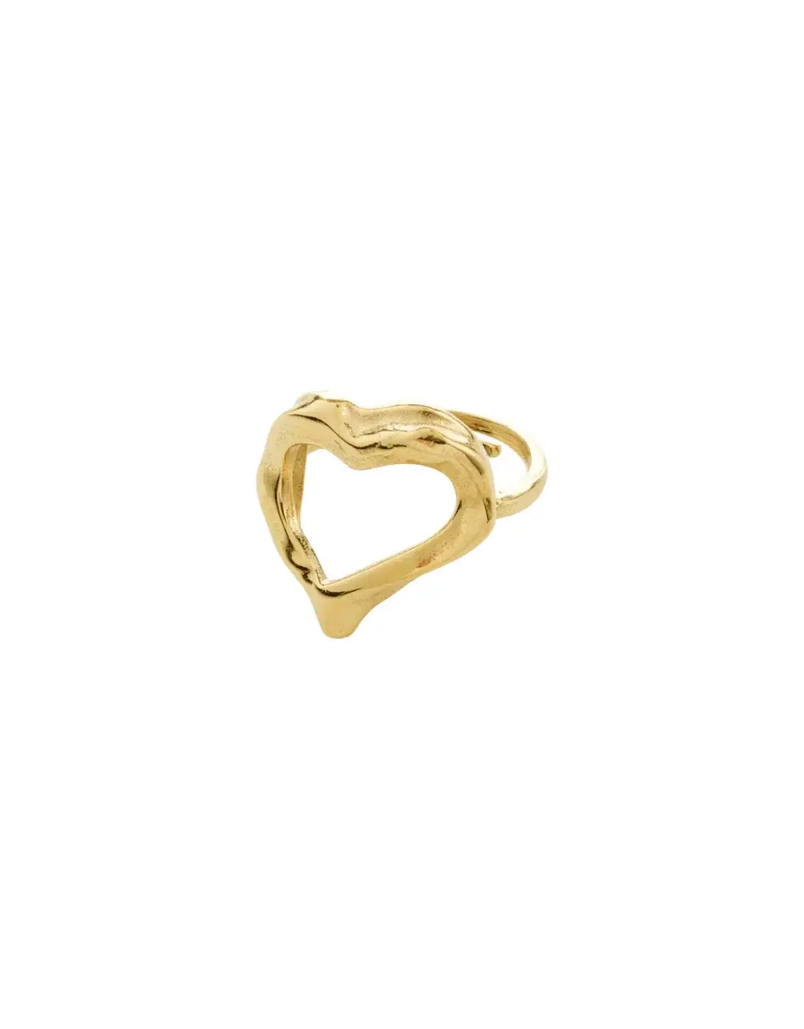 Pilgrim Bague Coeur - Iris Or *WATERPROOF