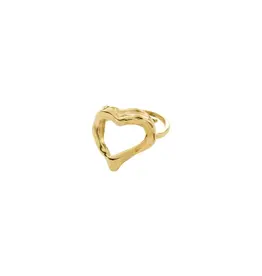 Pilgrim Bague Coeur - Iris Or *WATERPROOF