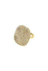 Pilgrim Bague Ember Cristaux - Or