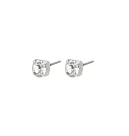 Pilgrim Original stud silver crystal