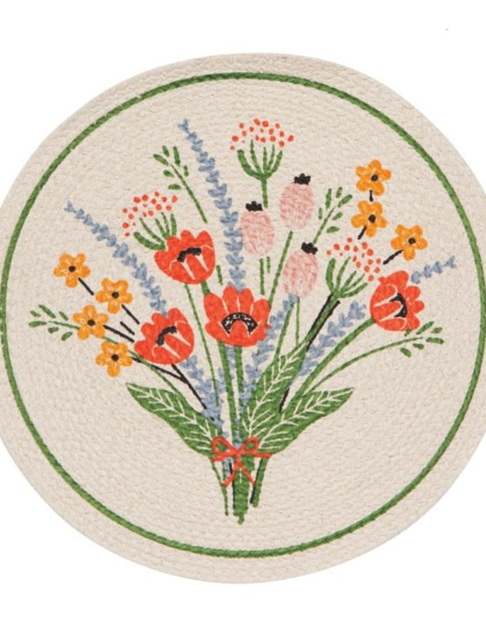 Napperon Rond - Bouquet