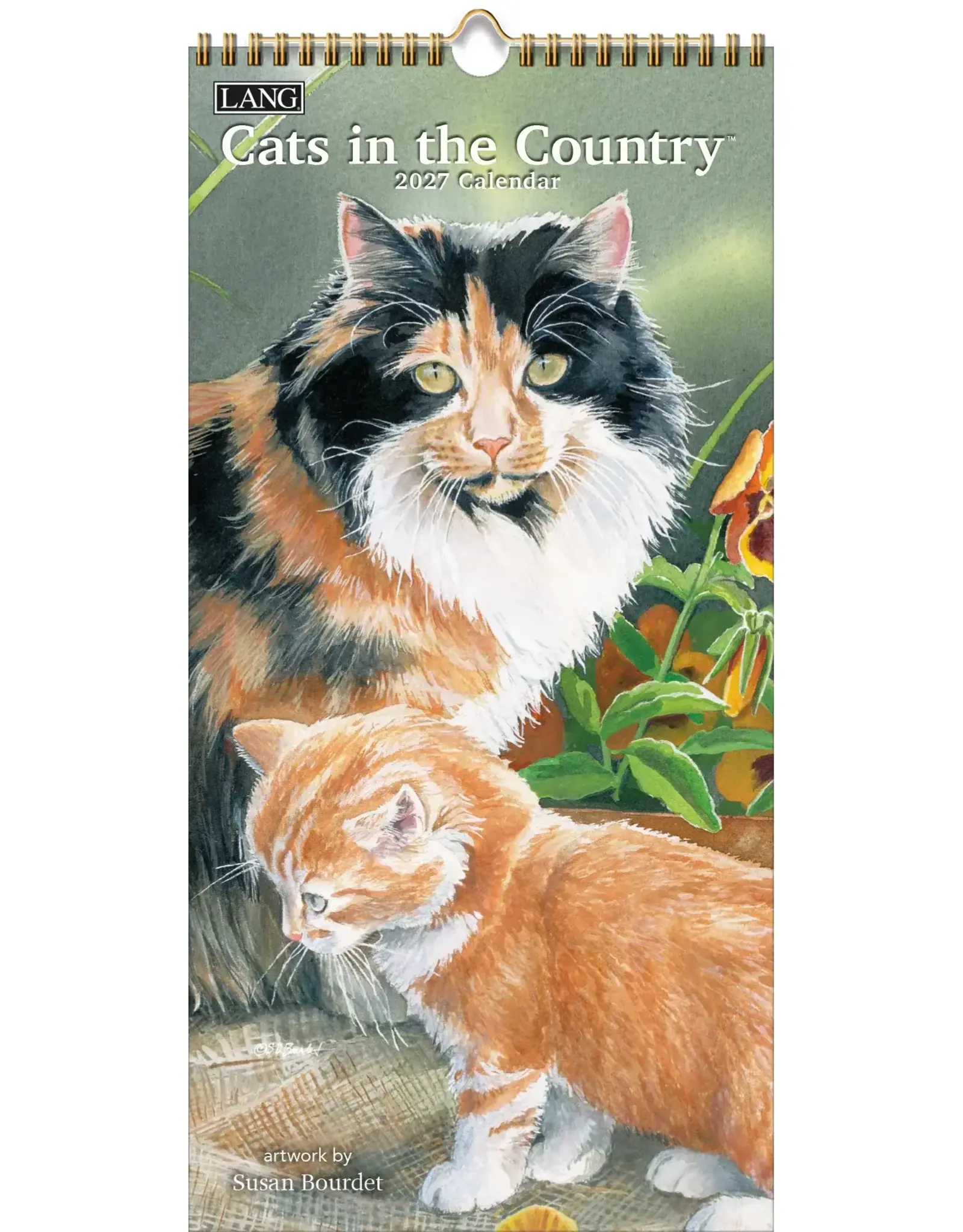 Petit calendrier 2027 - Cats in the country