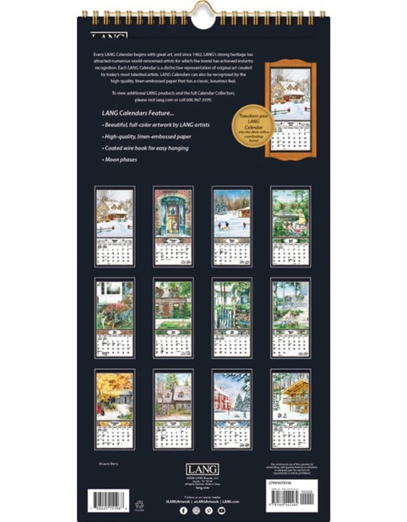 Petit calendrier 2027  - Country Welcome