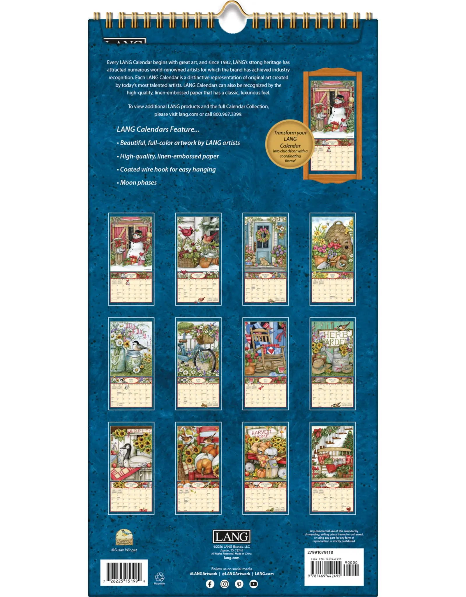 Petit calendrier 2027-  Heart & Home