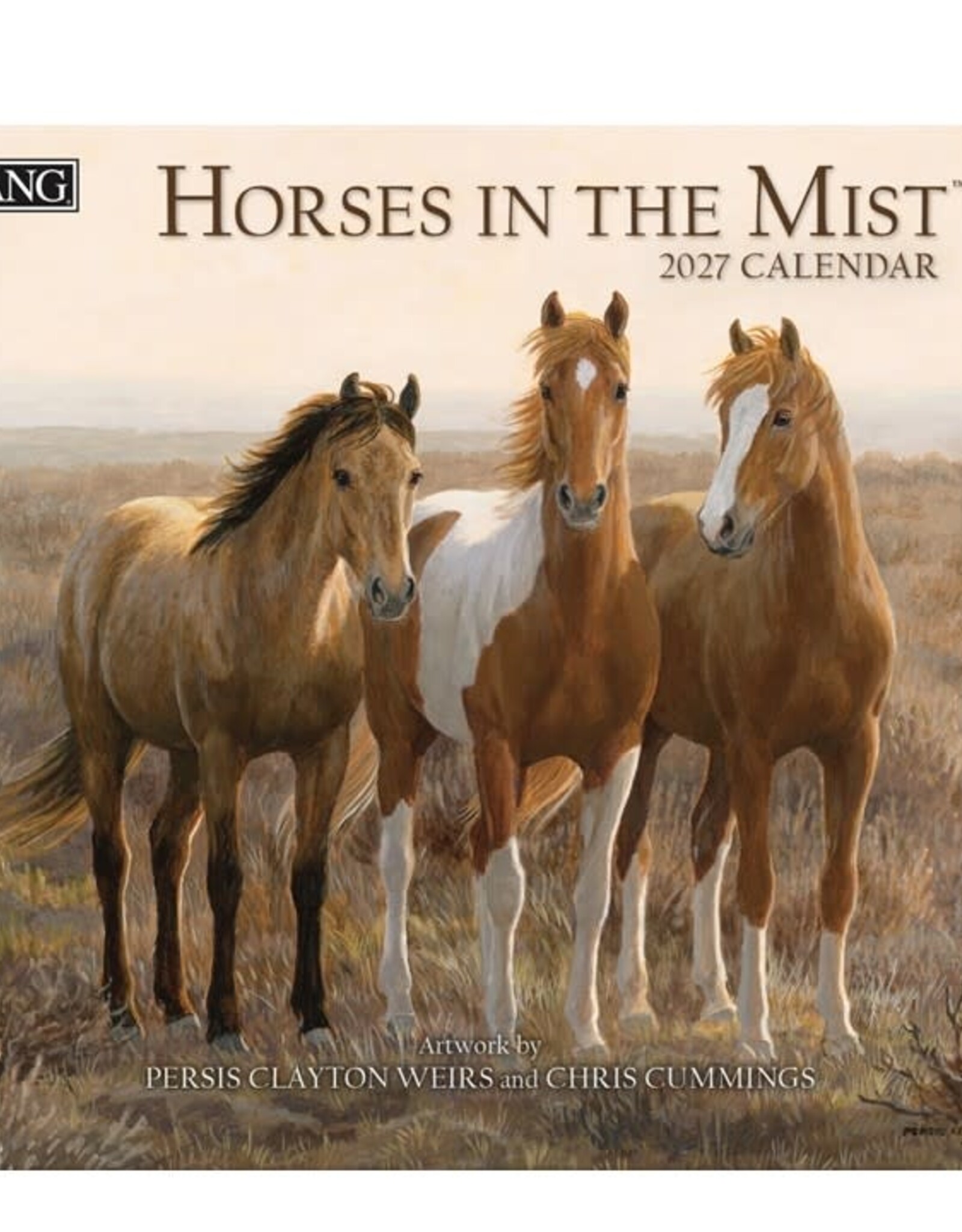 Calendrier 2026 - Horses in the mist