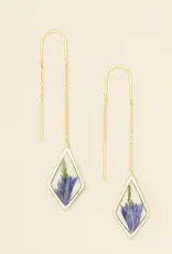 B.O. fil  Fleurs Pressées  - Bleuet violet