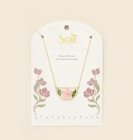 Collier  Fleurs Pressées  - Fleur Cerisier