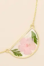 Collier  Fleurs Pressées  - Fleur Cerisier