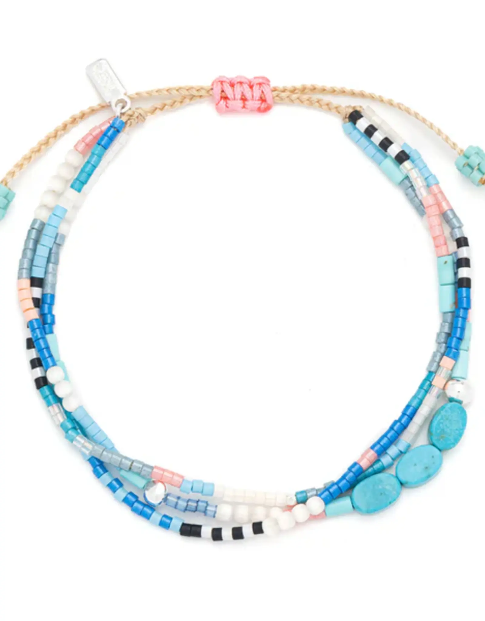 Bracelet mix Turquoise - Ciel