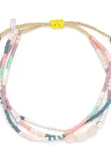 Bracelet mix Quartz - Coeur