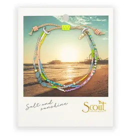 Bracelet mix Howlite Bleu - Harmonie