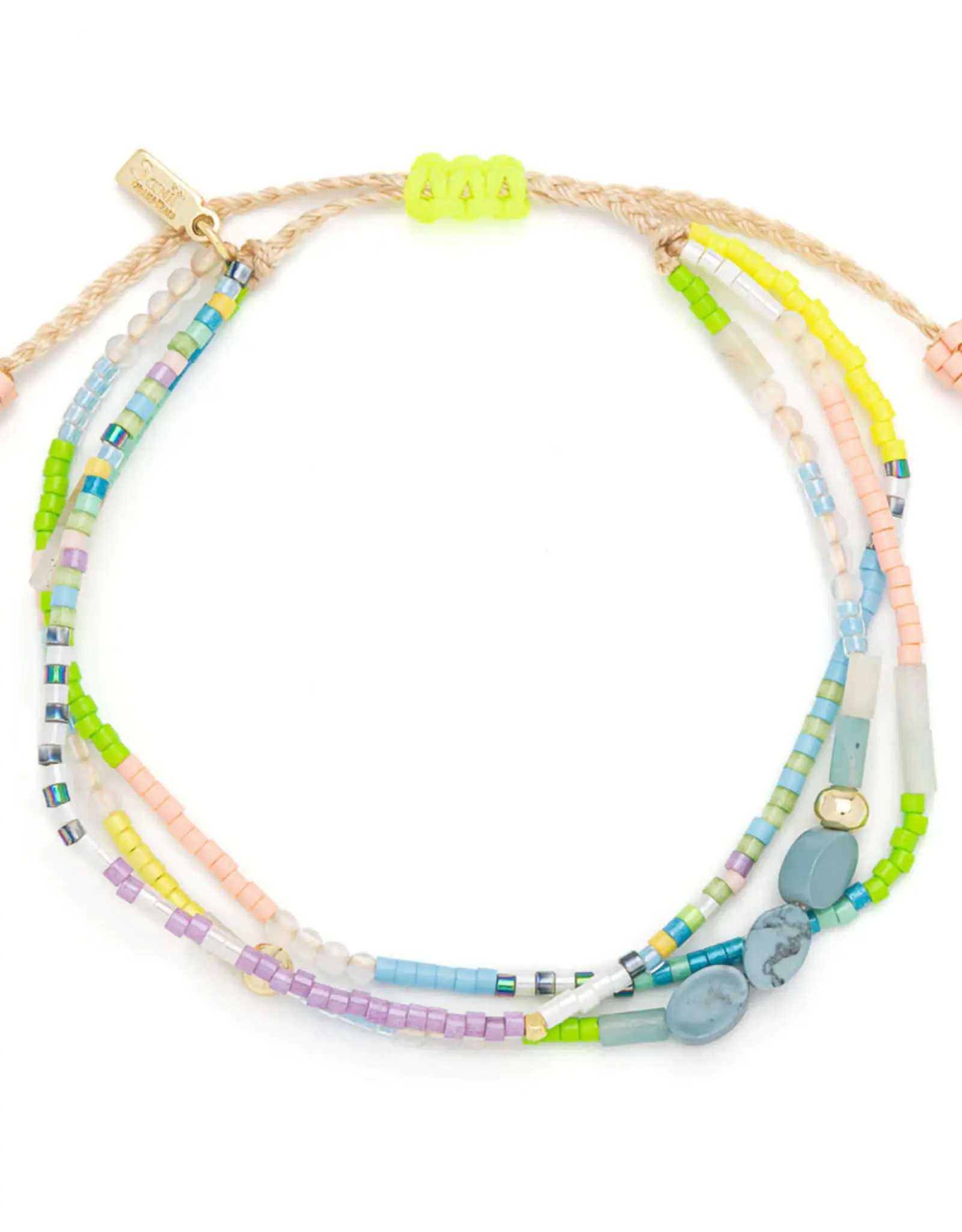 Bracelet mix Howlite Bleu - Harmonie