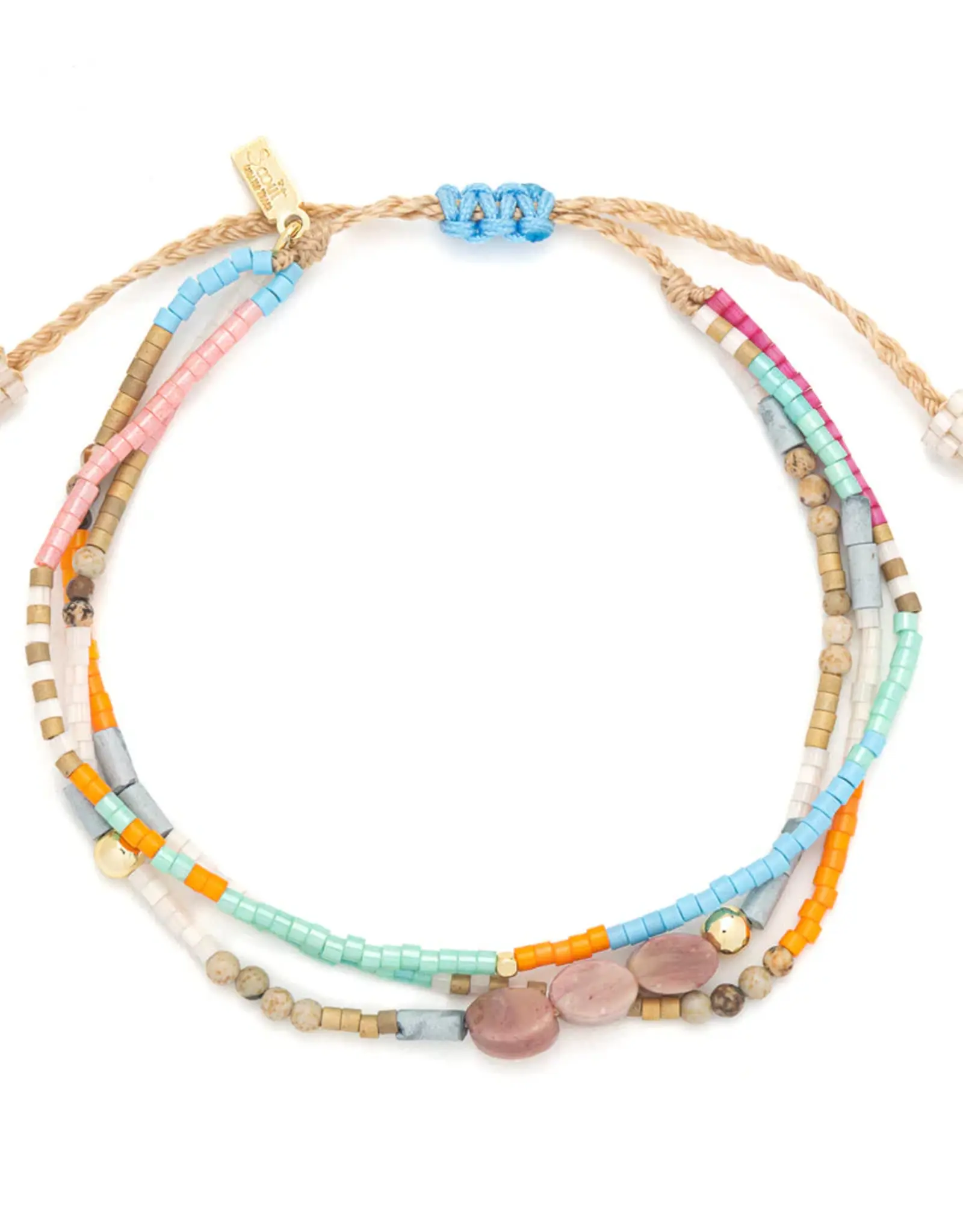 Bracelet mix Rhodochrosite  - Amour