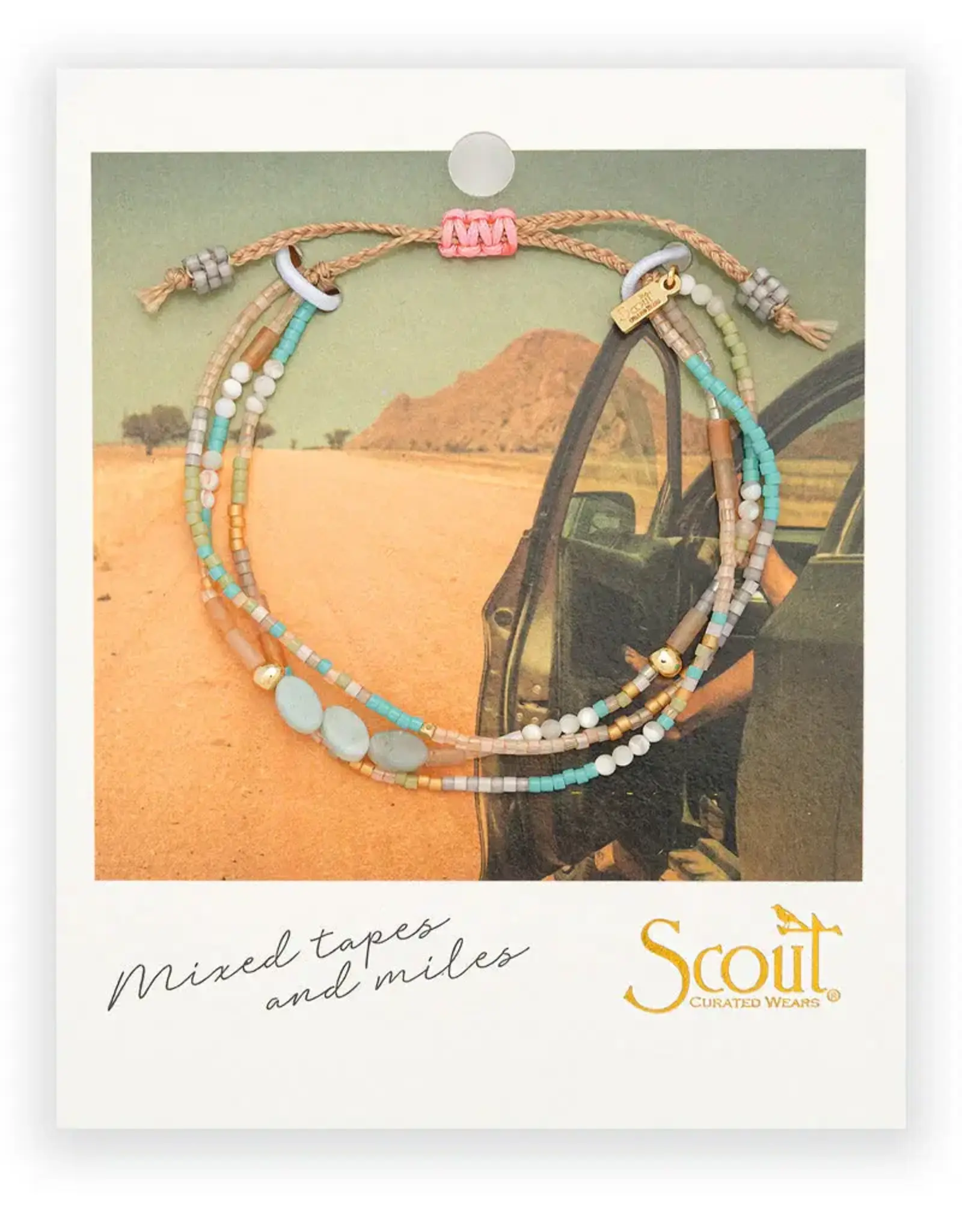 Bracelet mix Amazonite  - Courage