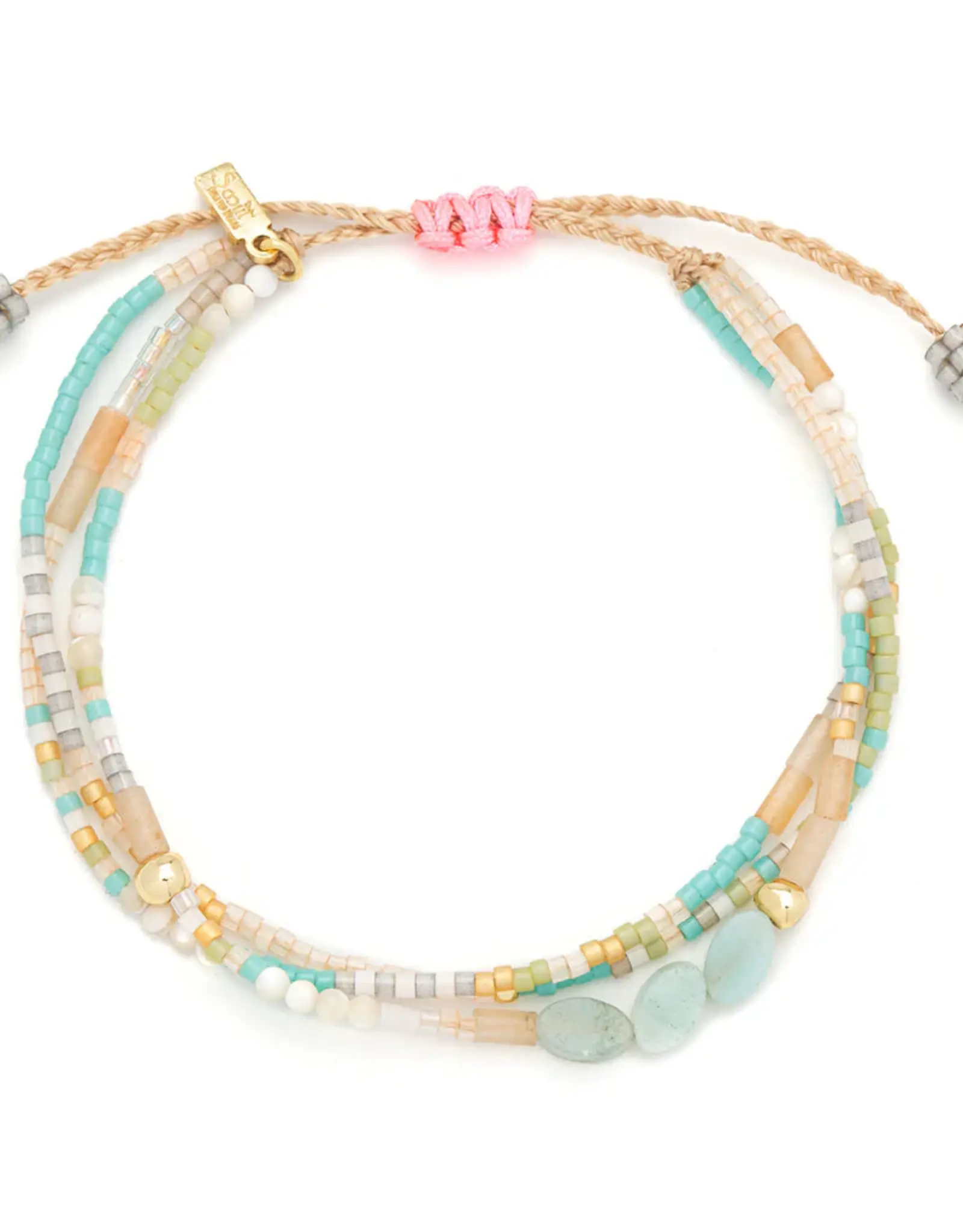 Bracelet mix Amazonite  - Courage