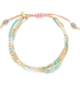 Bracelet mix Amazonite  - Courage