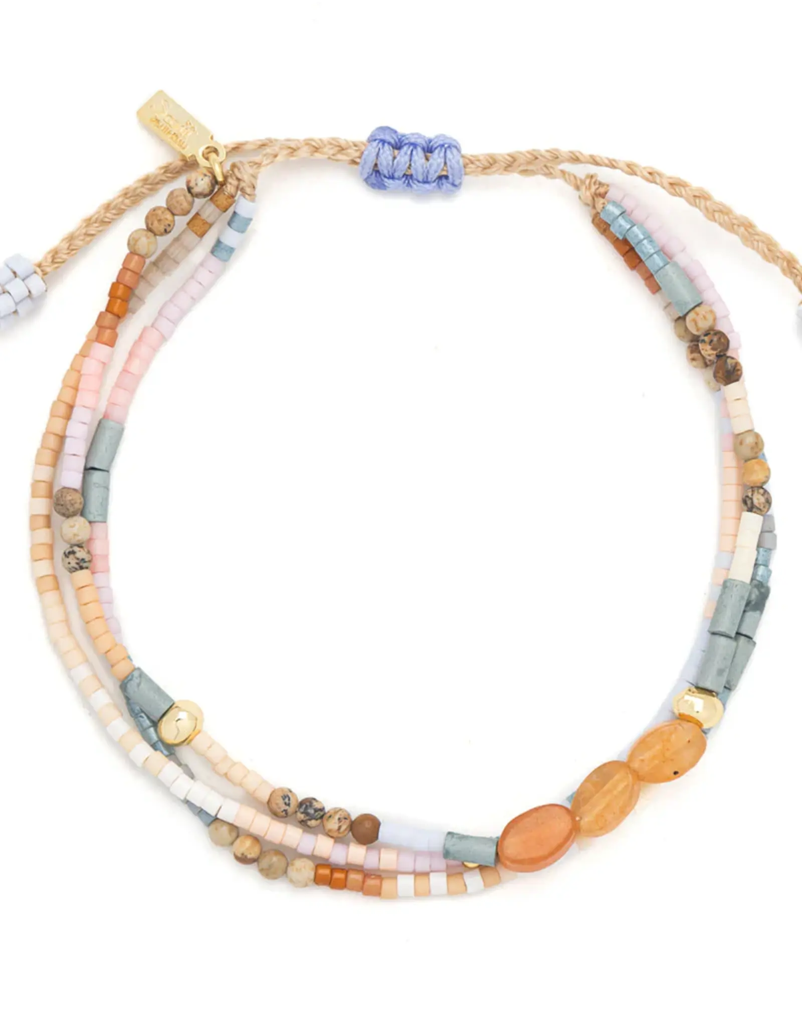 Bracelet mix  Aventurine Rouge - inspiration