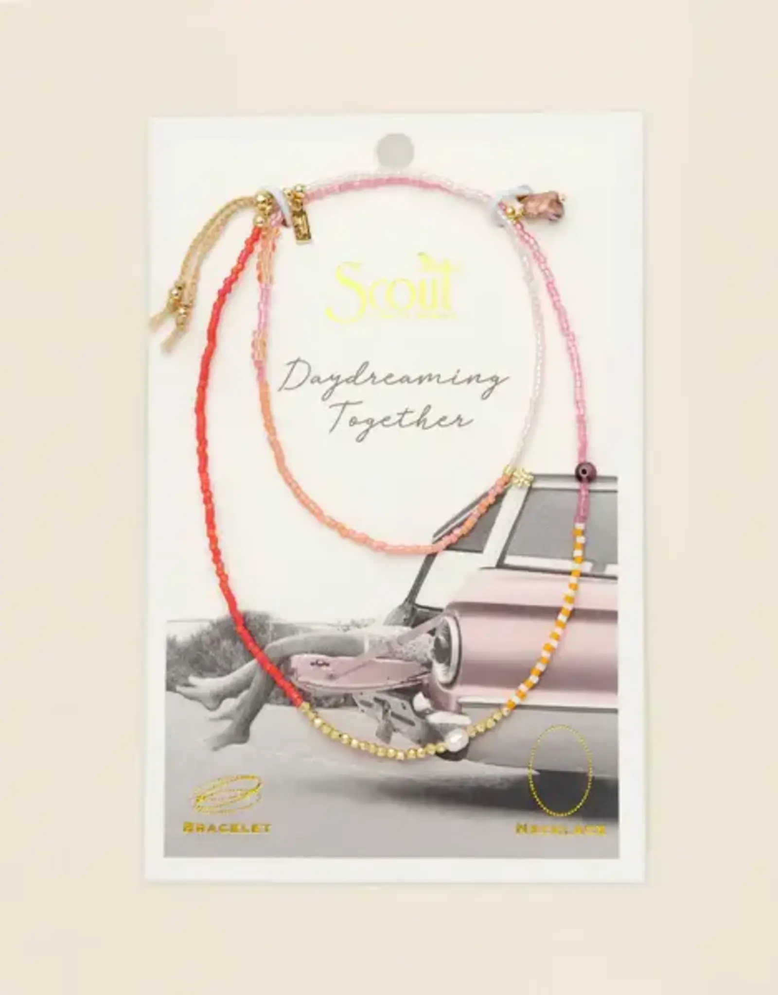 Collier-Bracelet wrap - Amour