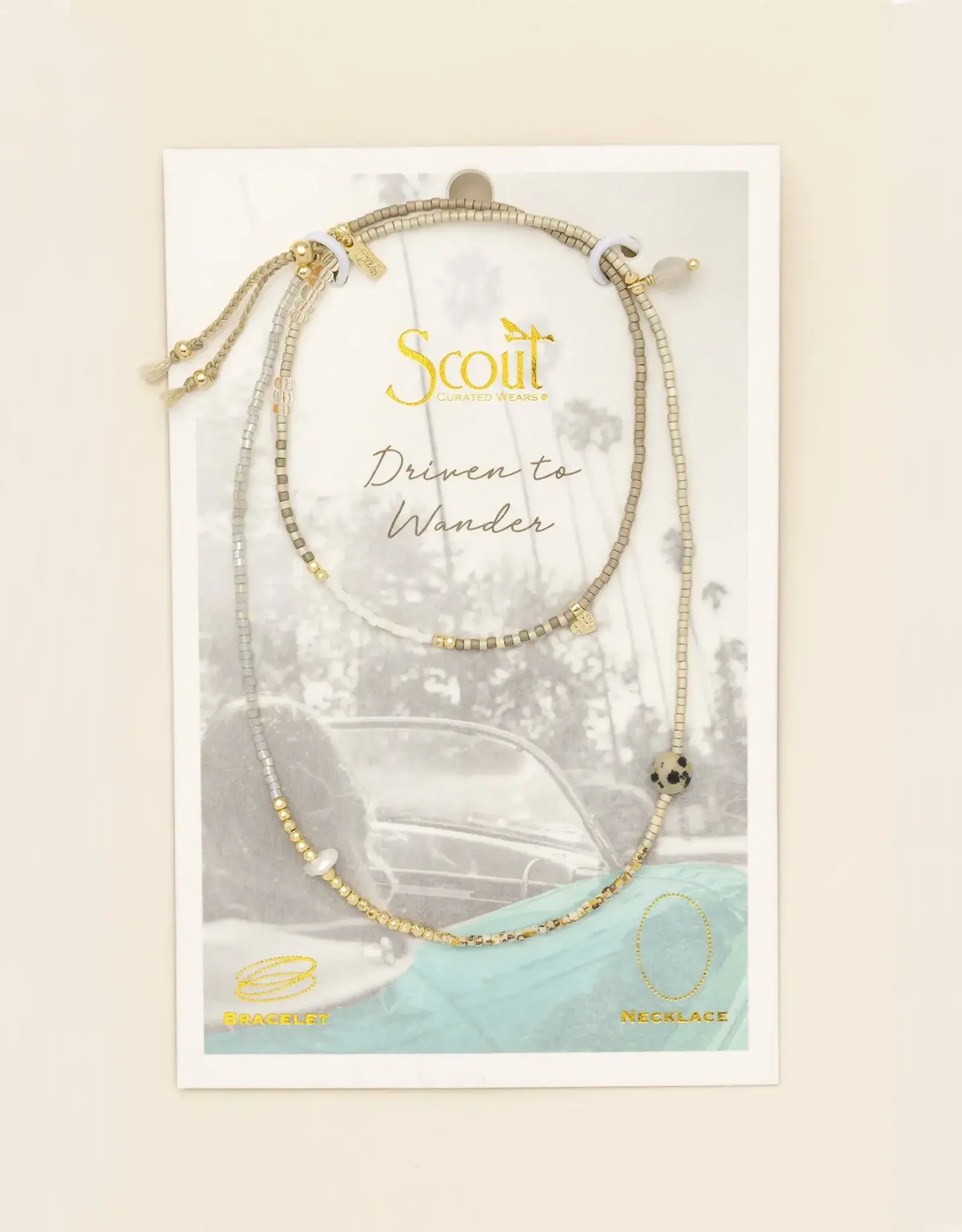 Collier-Bracelet wrap - Magique