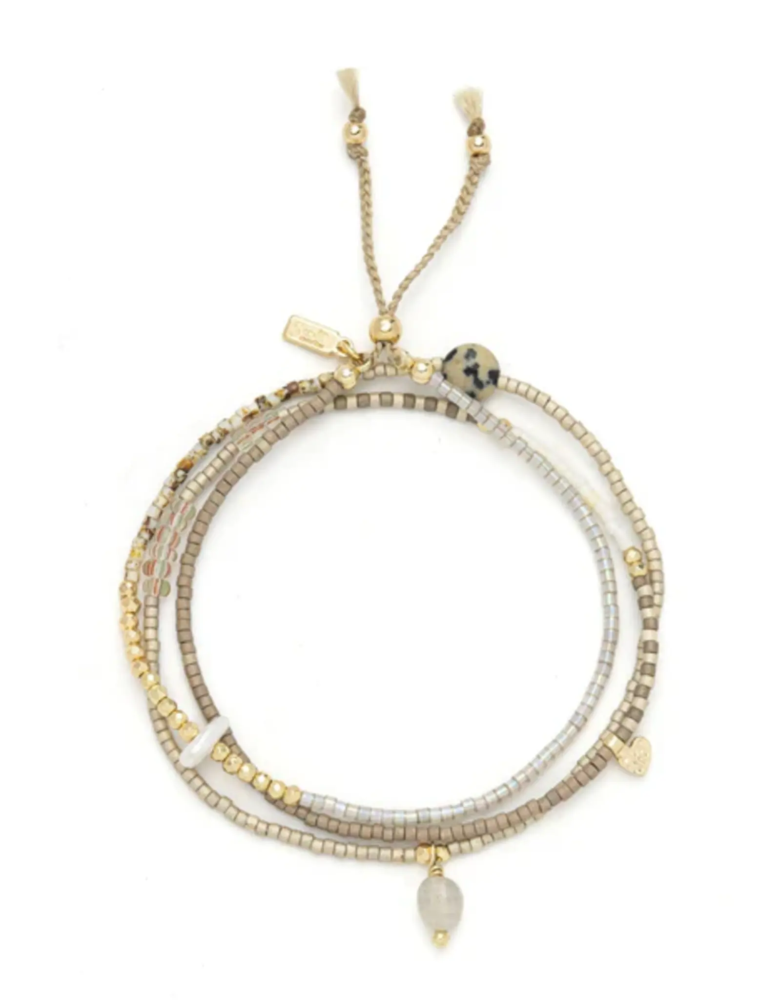 Collier-Bracelet wrap - Magique
