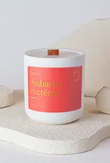 Feu & Co Bougie - Rhubarbe et Crème