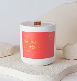 Feu & Co Bougie - Rhubarbe et Crème