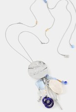 Anne-Marie Chagnon Long collier Vitrion - Aura Bleu